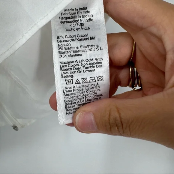 NWT J.Crew Cecily top in stretch cotton poplin blend - Picture 8 of 12